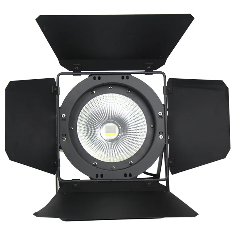 200W RGBW Spot Par LED light & Barndoor KTV Disco Wedding Nightclub Party Concert DMX512 Strobe effect Stage lighting Show