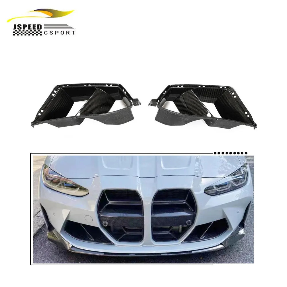 Carbon Fiber Front Bupmer Vents For BMW G82 M4 2021-2022