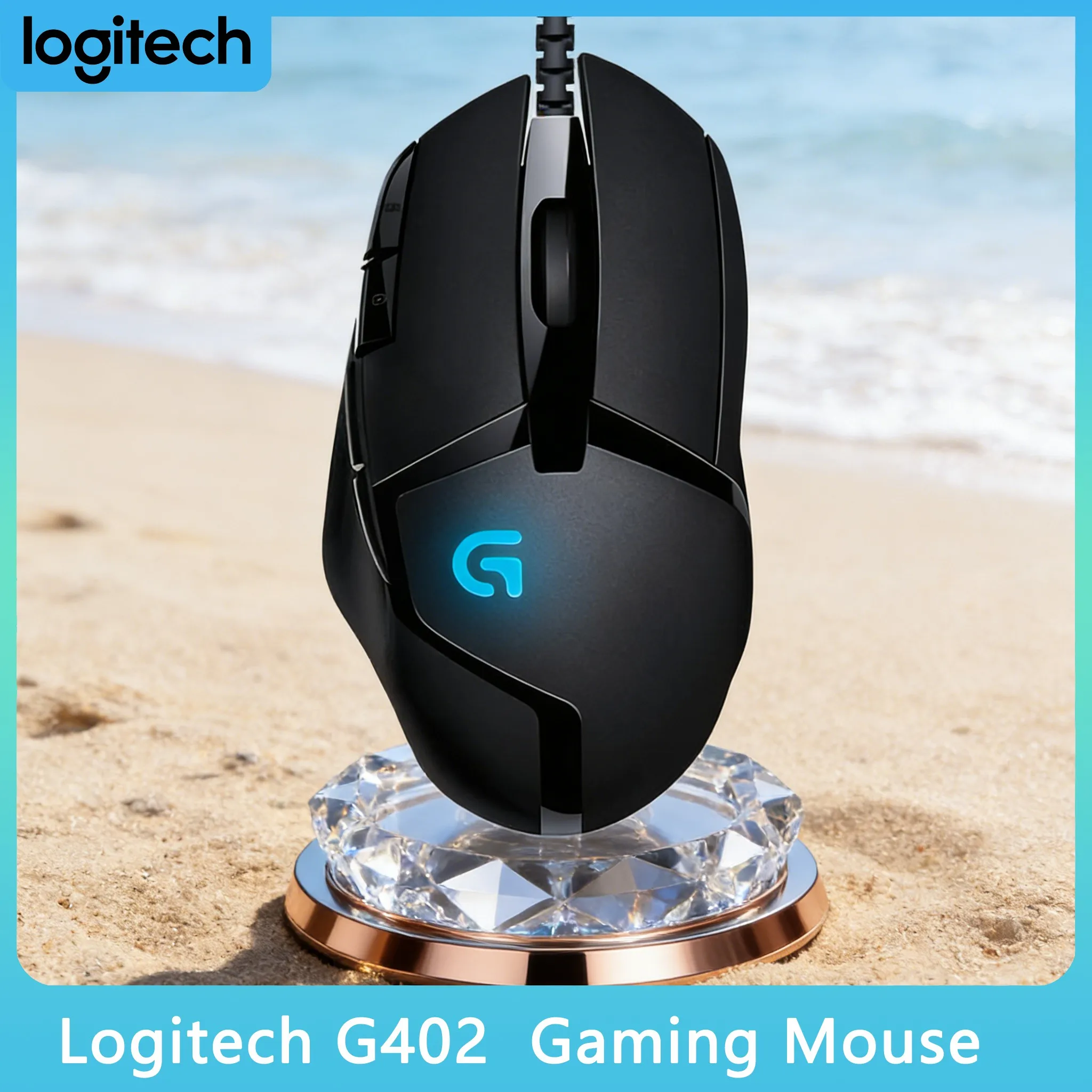 

Logitech G402 Wired RGB Mouse High Speed Tracking 8 Custom Buttons for Gamer