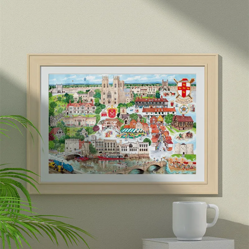 1000 Pieces Jigsaw Puzzles Assembling picture The City of York puzzles toys for adults children games educational games Toys