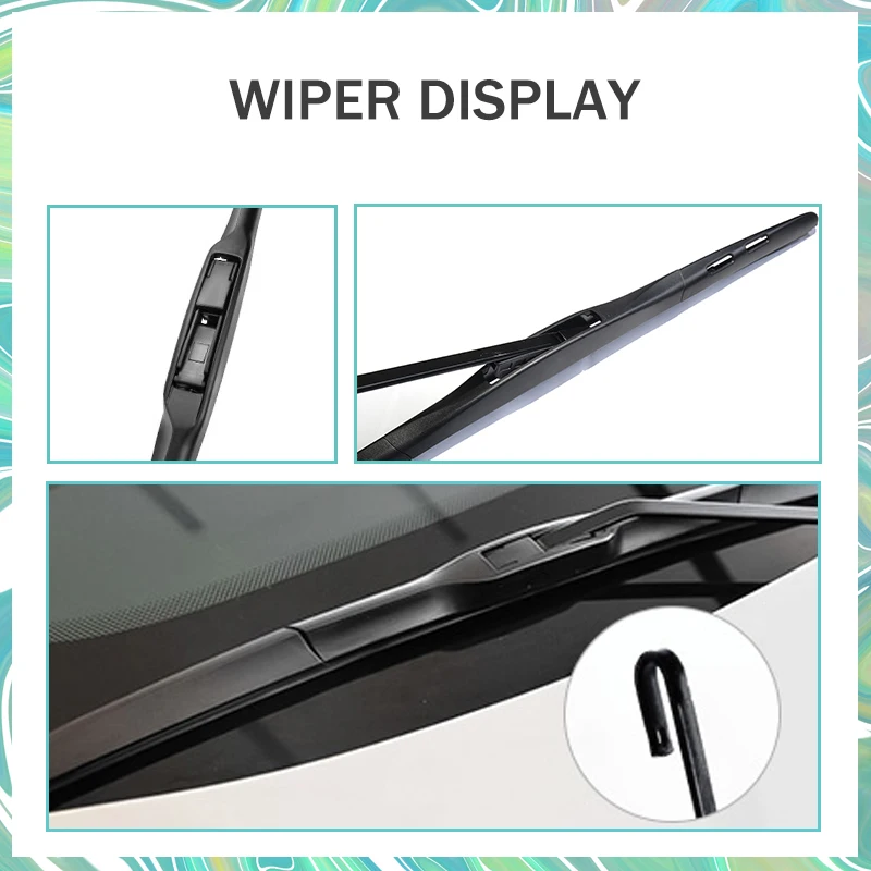 Car Front Rear Set For Honda CR-V CRV CR V 4 2012~2015 Windshield Wiper Blades Rubber Accessories Protective Windscreen Cleaning