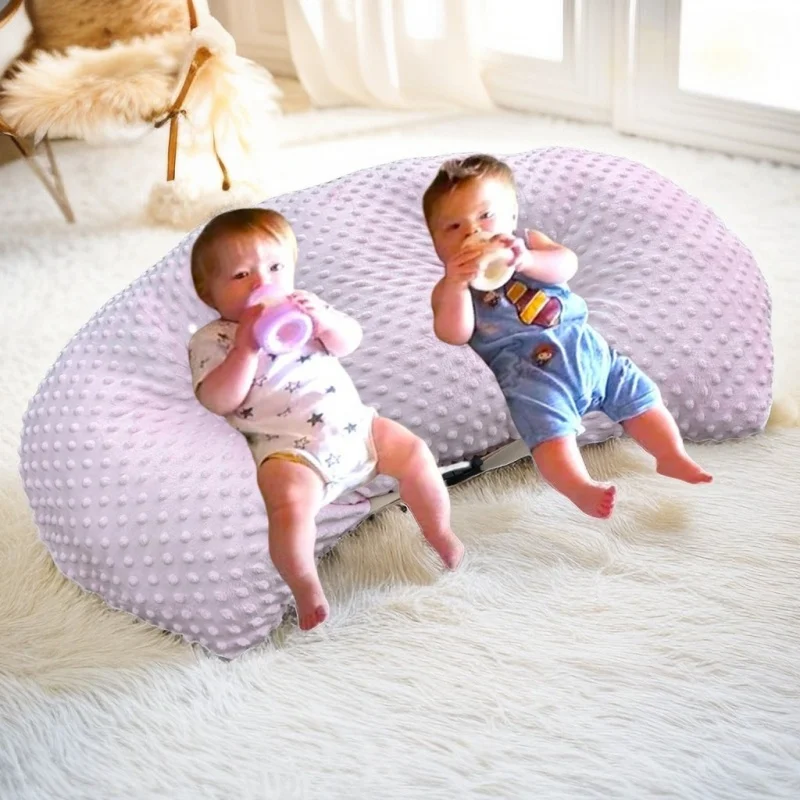 Multi Functional Nursing Pillow Double Package Baby Feeding Pillow Anti Overflow And Anti Spitting Cushion Newborn Feeding Bed