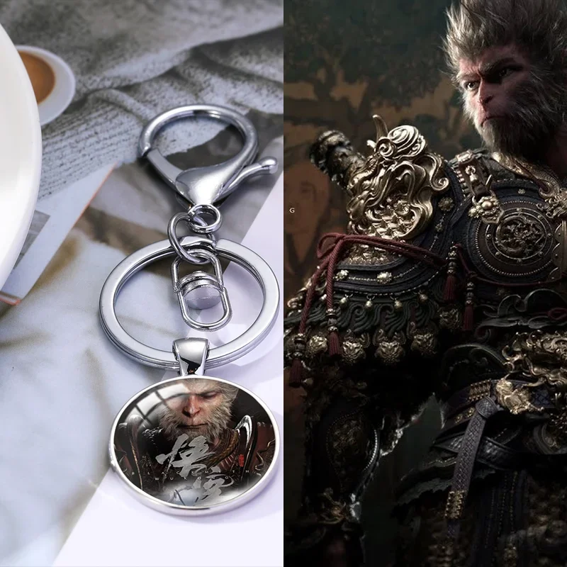 

17Colors Black Myth: Wukong Keychain Pendant Bag Creative Car Keychain Hanging Bag Parts Accessories Hangings Key Buckle Pendant