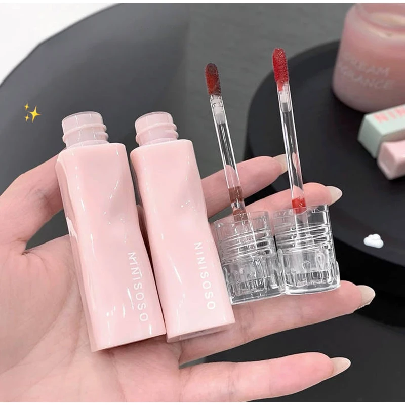 Ice trasparente Lip Glaze Water Gloss Mirror Face Dudu Lip Moisturizing Natural Whitening trasparente Glass Lip rossetto coreano