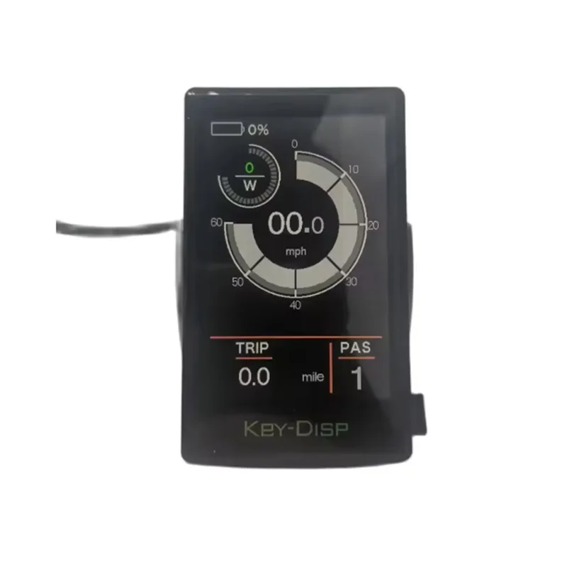 Electric Bike Colorful LCD Display, Updated Screen KD718 Replacement Parts , Ebike Speedometer Dashboard