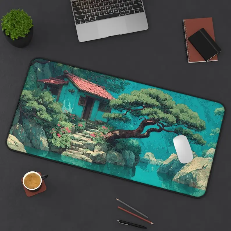 

Minimalist Cartoon Mouse Pad, Cute Desktop Decoration, Non-slip and Waterproof Gaming Mouse Pad, The Perfect Gift for Friends.
