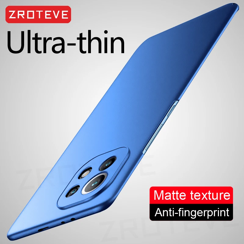 Mi11 Lite Case Zroteve Slim Hard PC Matte Cover For Xiaomi Mi 11 T 12 X 12T 12X 11i 11T Pro Xiomi Mi12 Mi12X Mi12T Mi11T Cases