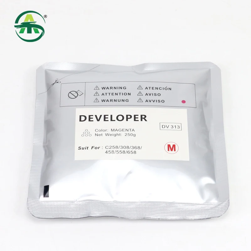 1PCS DV313 DV 313 C308 C258 Developer Powder for Konica Minolta Bizhub C308 C368 C458 C558 C658 C 258 308 368 458 558 CMYK