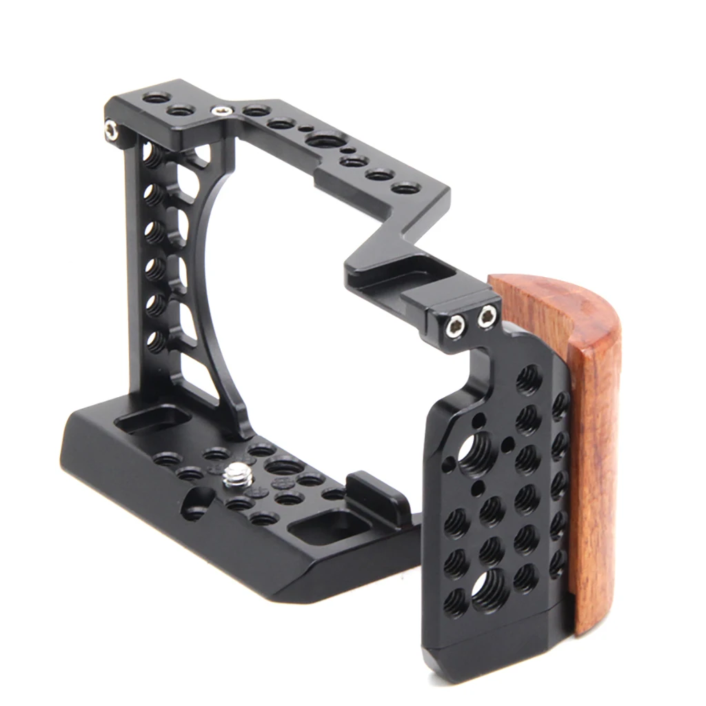 Aluminum Alloy Camera Cage Rig Video Film Movie Making Stabilizer for Sony A6500 A6000 A6300 A6400 DSLR Camera Protective Case