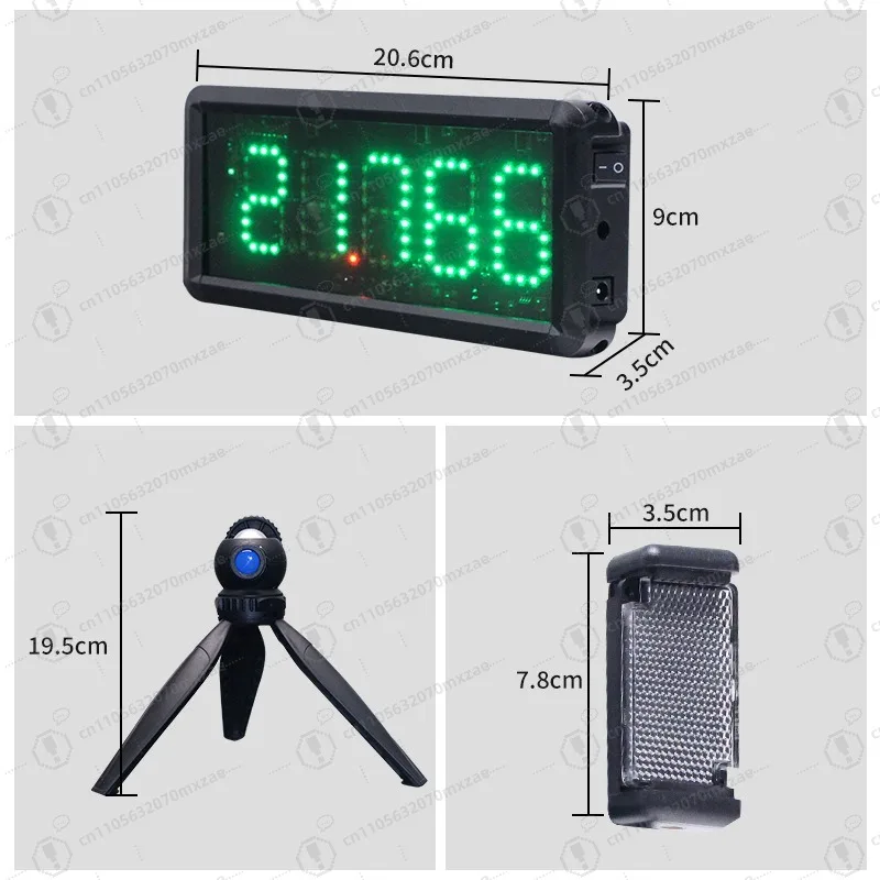 Laser Sensing Race Timer Infrared Wireless Timer for Gymkhana Roller Skating Slalom Shuttle Run