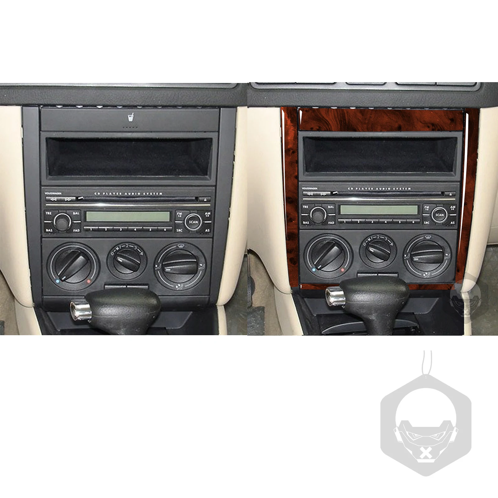 車内中央制御フレームカバー,トリムステッカー,木目調,プラス - Access Control Board 4 Door のレビューと価格