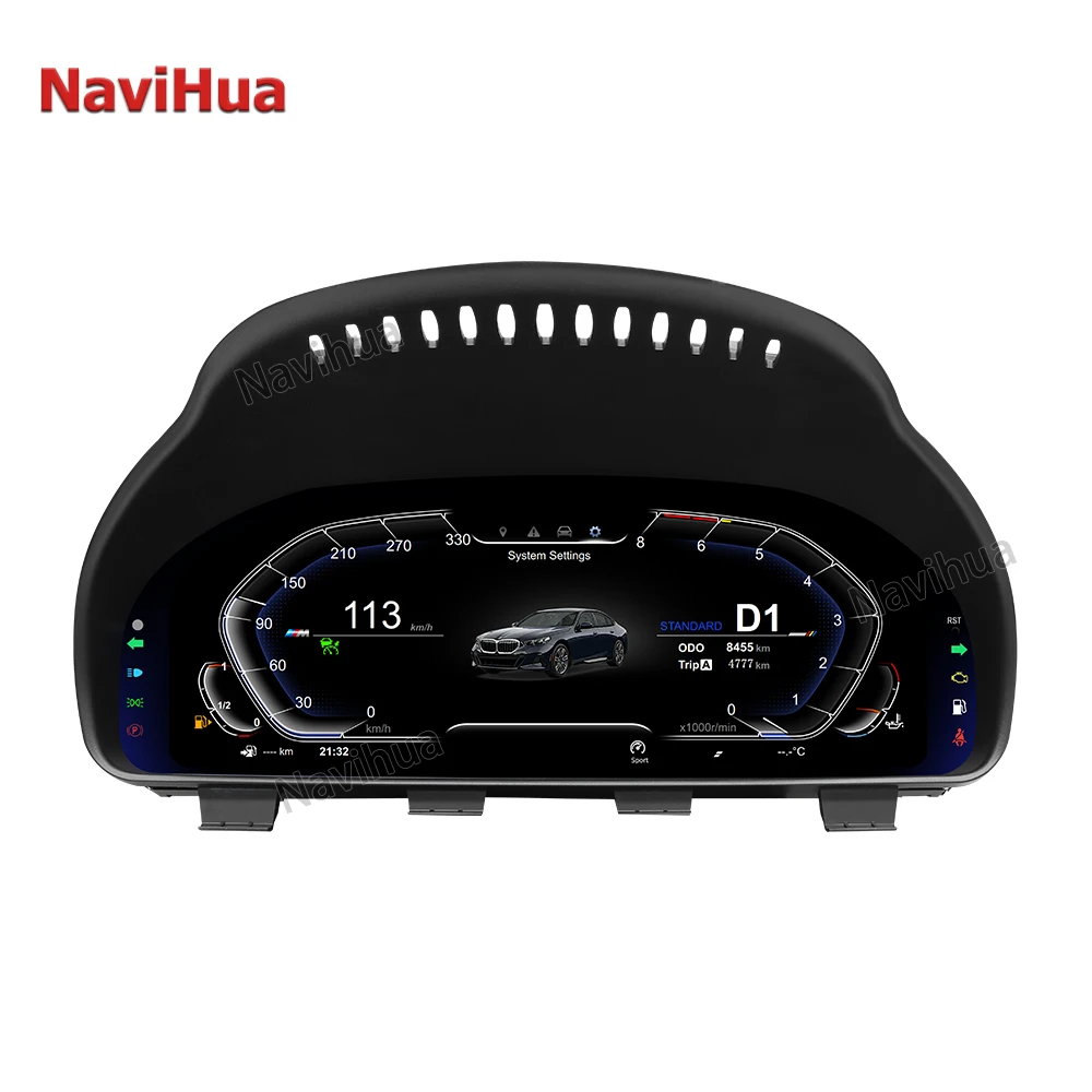 Navihua For BMW 5 Series GT F07 F10 F11 2009-2016 Digital Dashboard Panel LCD Speedometer Virtual  Instrument Cluster Cockpit