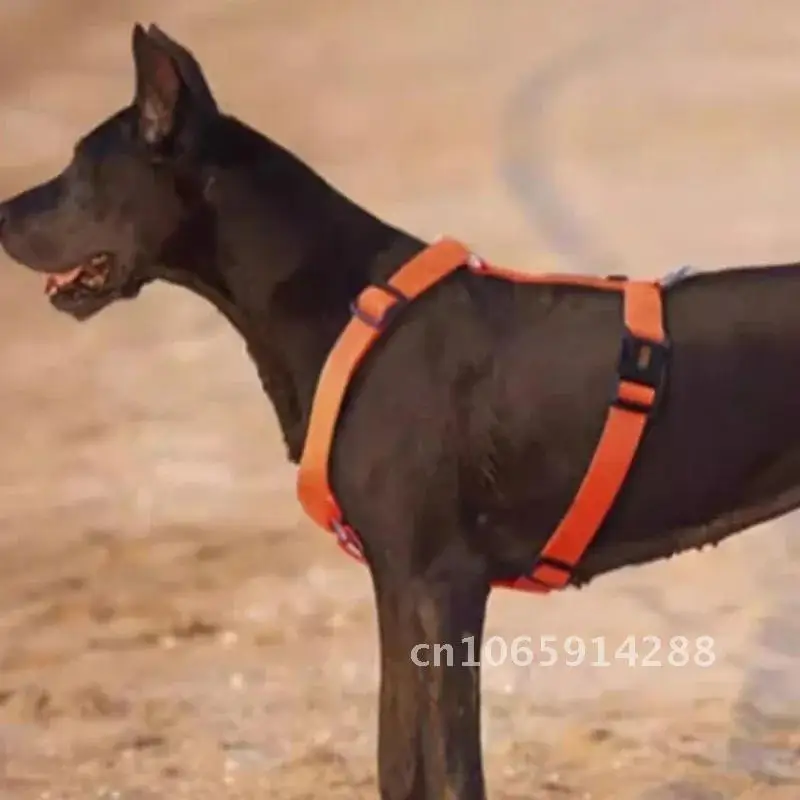 كبير الكلب تسخير XL النايلون سلالة صغيرة متوسطة الكلب سترة مكافحة زلة الحيوانات الأليفة لا H على شكل لوازم تسخير الكلاب سحب في الهواء الطلق يسخر