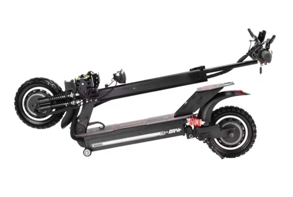 صديقة للبيئة 48 فولت 1200 واط محرك مزدوج قابل للطي سكوتر خطوة إلكترونية #4