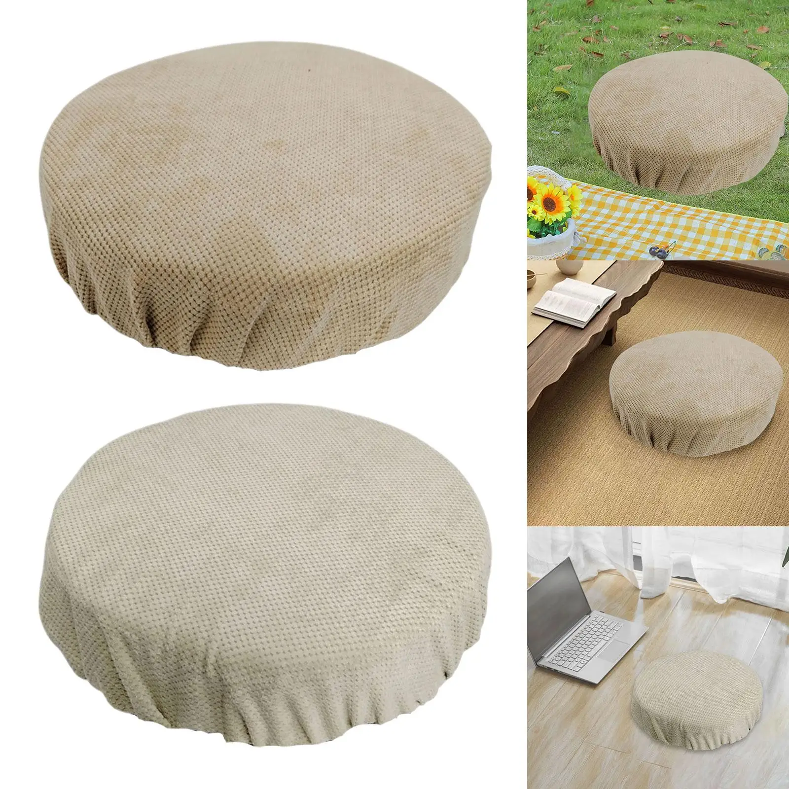 Collapsible Stool Cushion Washable Waterproof Stool Seat Pad Stool Cover for Fishing Outdoor Activities Backpacking Party Indoor