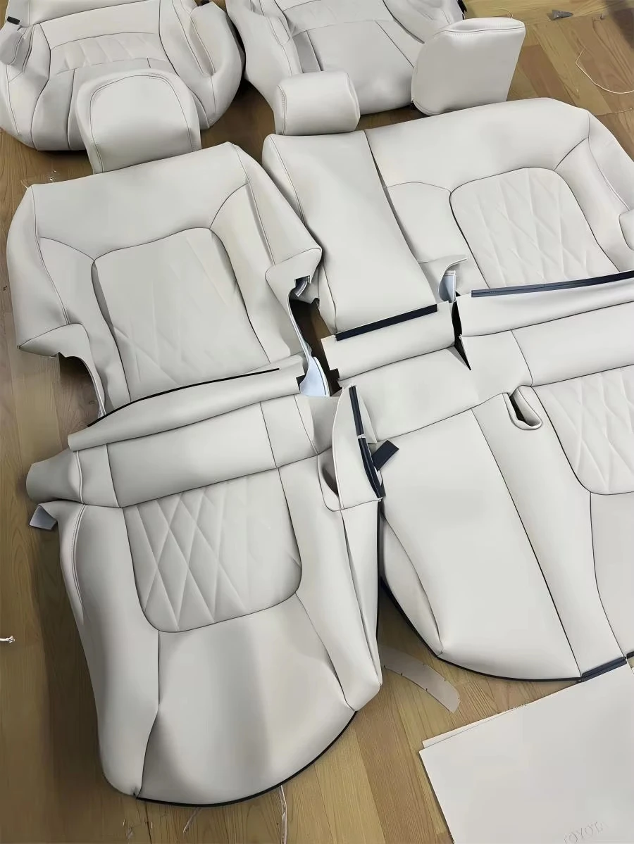 Wholesale Full Covered Custom Leather Seat Covers For 2016-2023 Toyota 3rd Gen Tacoma SR5 TRD Off-Road Luxury Interior Upgrade