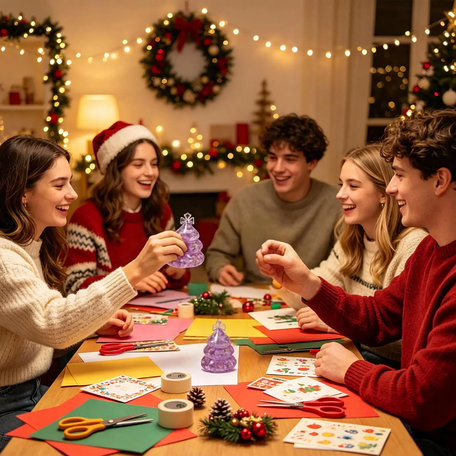 Squeeze Fidget Toy Slow Rebound Soft Finger Play Decoration Christmas Tree Shape Squeeze Toy For Students Adults Boys Homeowners