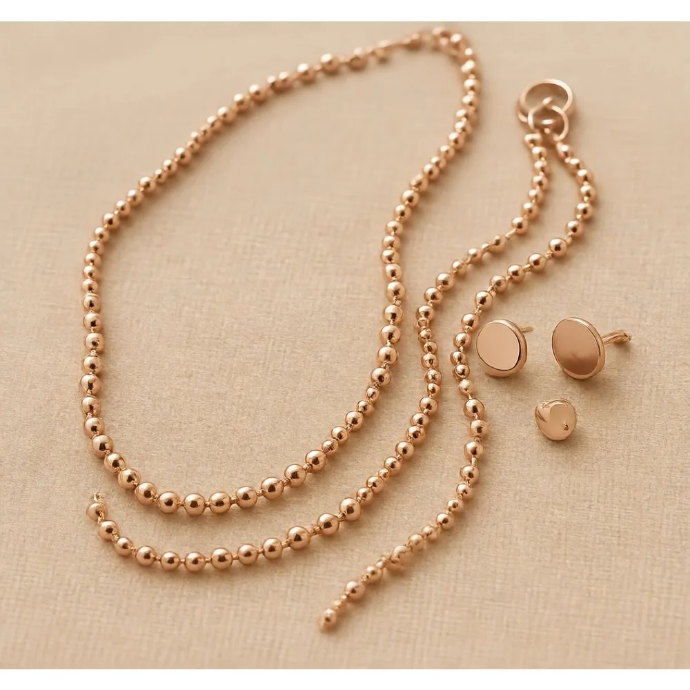 

144 золотых ожерелья с бусинами длиной 33 дюйма для вечеринок в честь Марди Гра, Рождества и Нового года