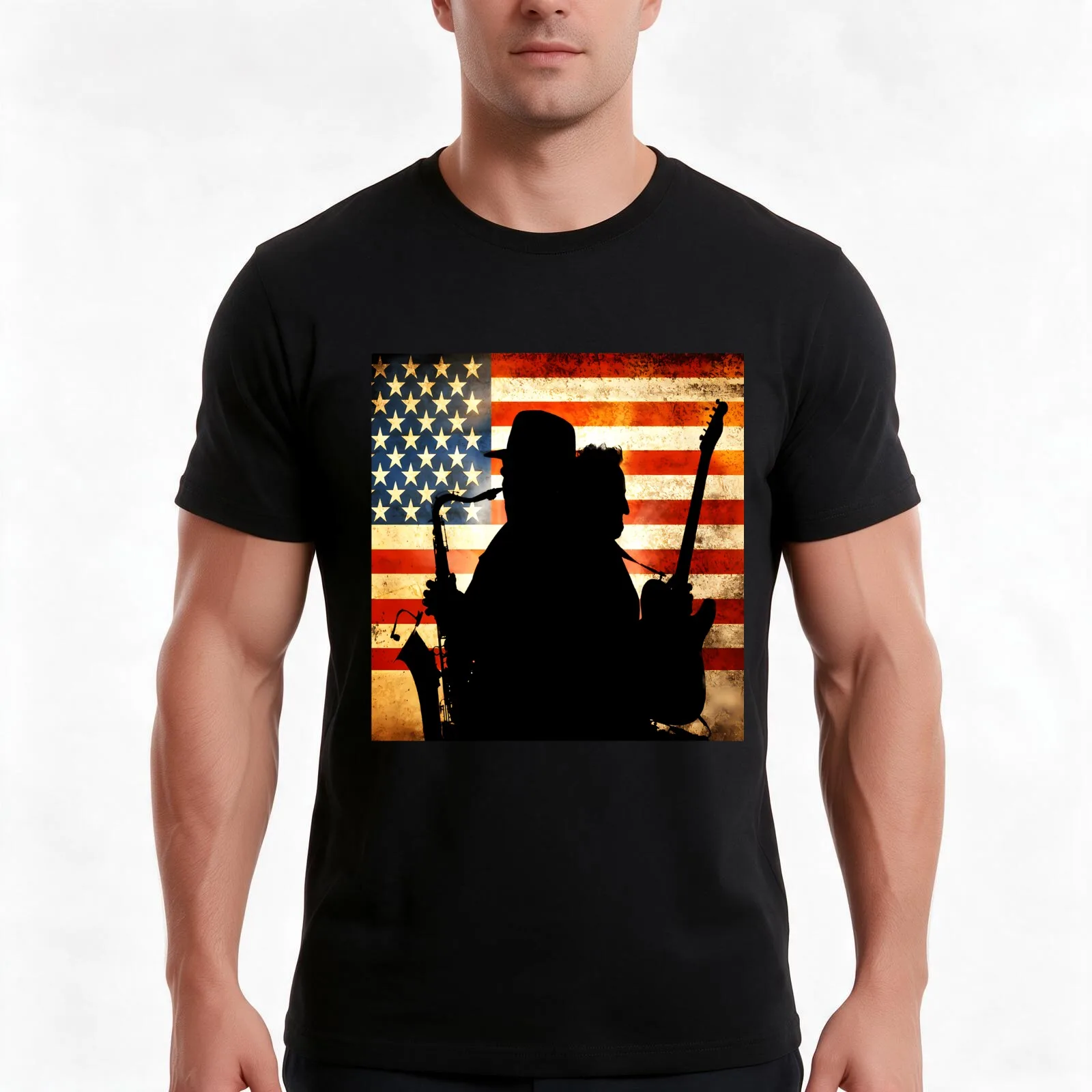 Best Style Springsteen T-Shirt Summer Casual Cotton Tee Oversized Streetwear Tops Vintage Graphic Print Unisex Men Women