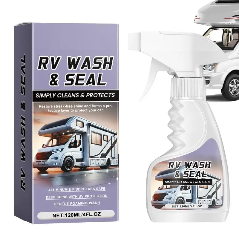 

RV Foam Cleaner RV Foam Nourishing Products 120ml RV Coating Liquid UV Protection Coating Spray User Friendly Polish Tools