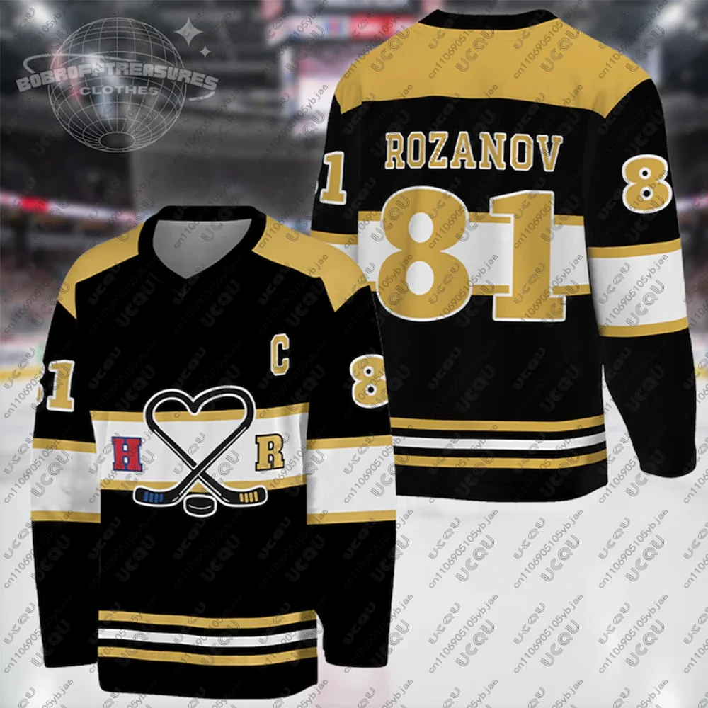 

Мужская футболка Heated Rivalry Ilya Rozanov 81 Boston Raiders Hockey Jersey Top Hollanov Hudson Williams Connor Storrie Shane 24 Moto