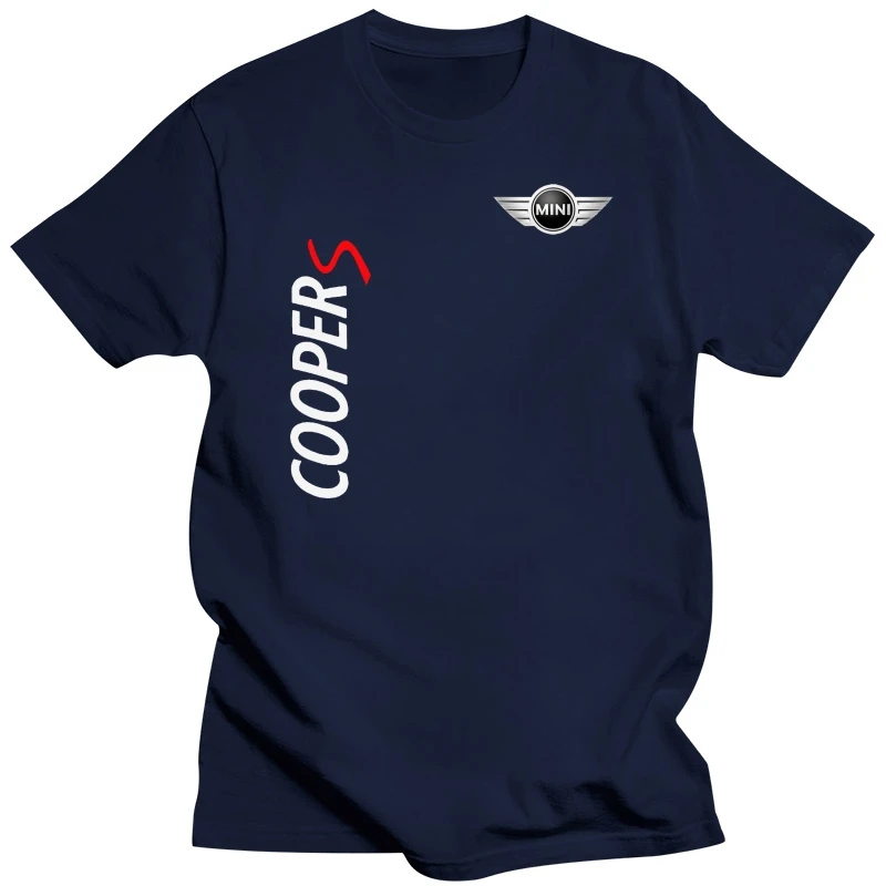 New Mini Coopers Logo T shirt Size S-2XL Sport Racing Performance