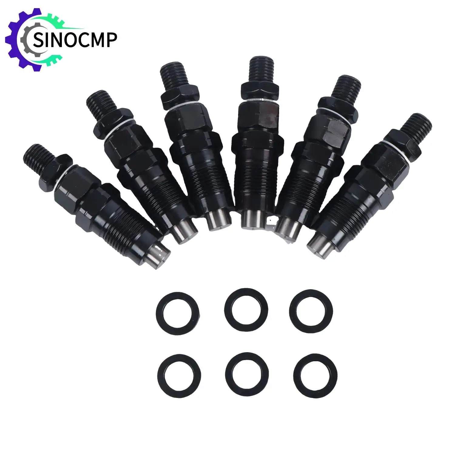 93500-3400 23600-64050 6Pcs Diesel Fuel Injectors Nozzle for Toyota Landcruiser 1HZ Diesel Engine Parts 0935003400 2360064050