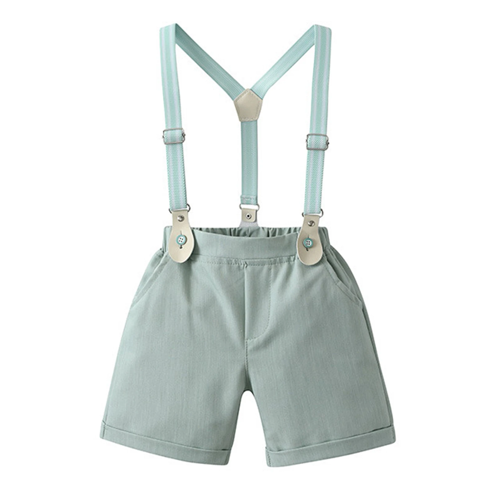 Kids Baby Boys School Uniforms Clothes Sets Formal Outfits Clothes Sets for Birthday Party Summer Gentleman Suit