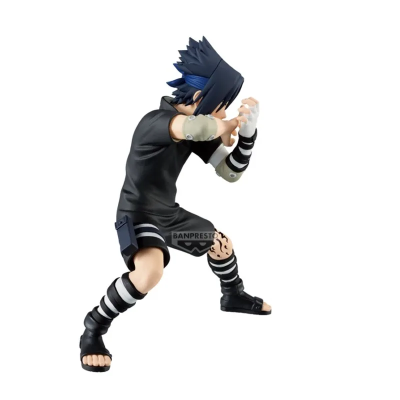 Original Bandai Naruto Vibration Stars Sasuke Uchiha Ⅲ Figure Banpresto 14cm Anime Figure Action Model Collectible Toys Gift Boy