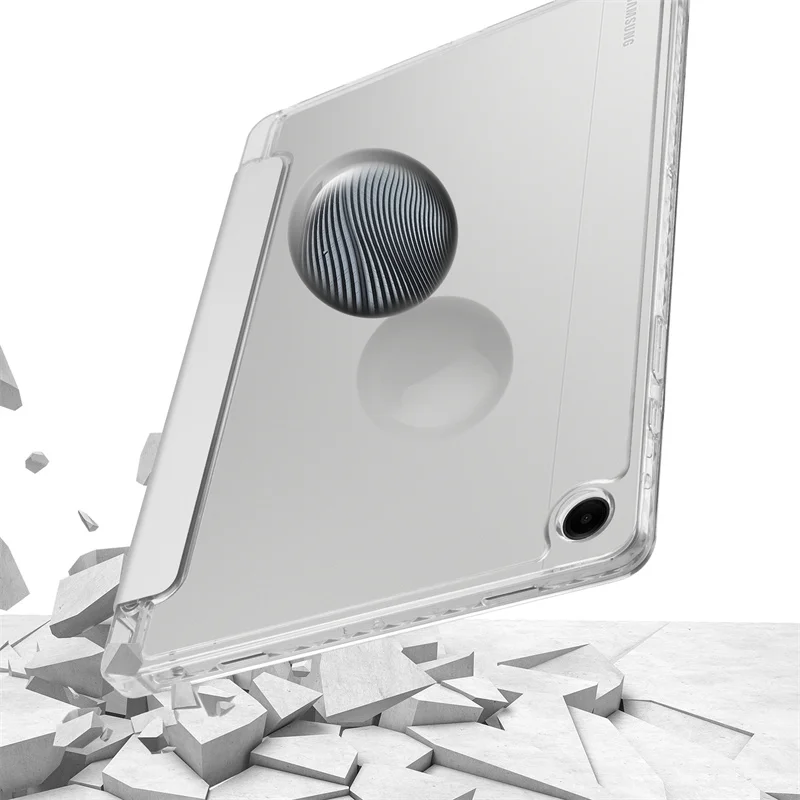 حافظة لهاتف هواوي Matepad Pro 12.2 مع حامل قلم رصاص ثلاثي الطي أكريليك شفاف خلفي غطاء صلب لهاتف Funda MatePad Pro 12 2 2025