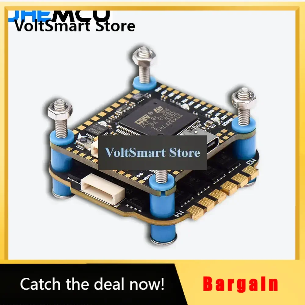 VoltSJHEMCU F745 Flight Controller Stack GF30F745-ICM Flight ControllerAM32A60 60A 4in1 ESC 3-6S 30X30mm For RC FPV Drone