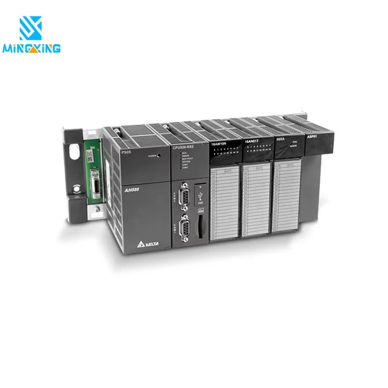 PLC économique 16 points DVP16EC00R3 8DI/8DO, sortie relais 100-240VAC avec RS232/RS485 pour contrôle autonome