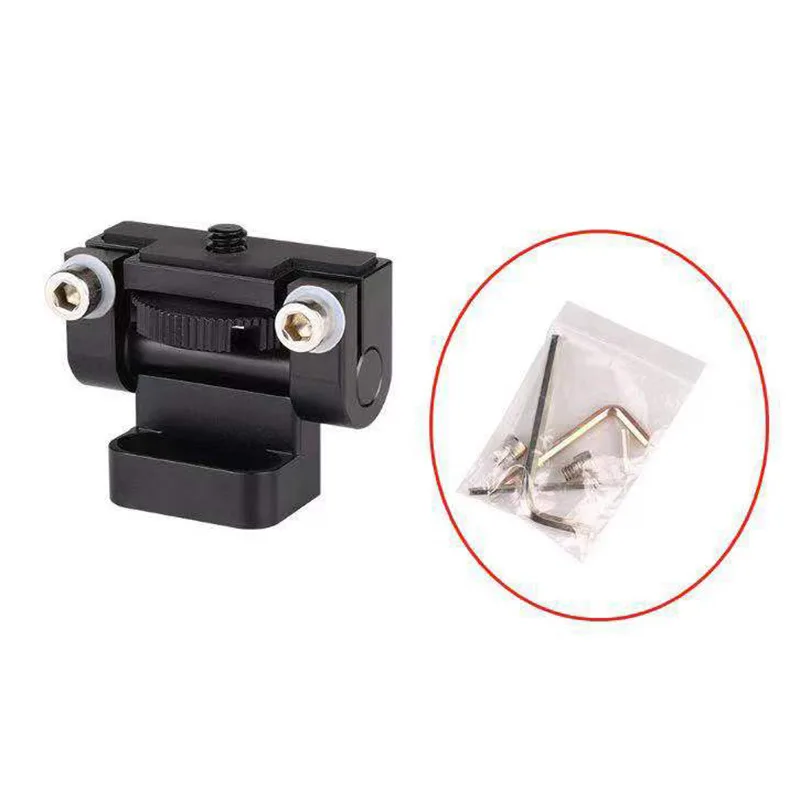 180 ° adjustment snail gimbal adjustable hot shoe bracket camera SLR camera rabbit cage accessories