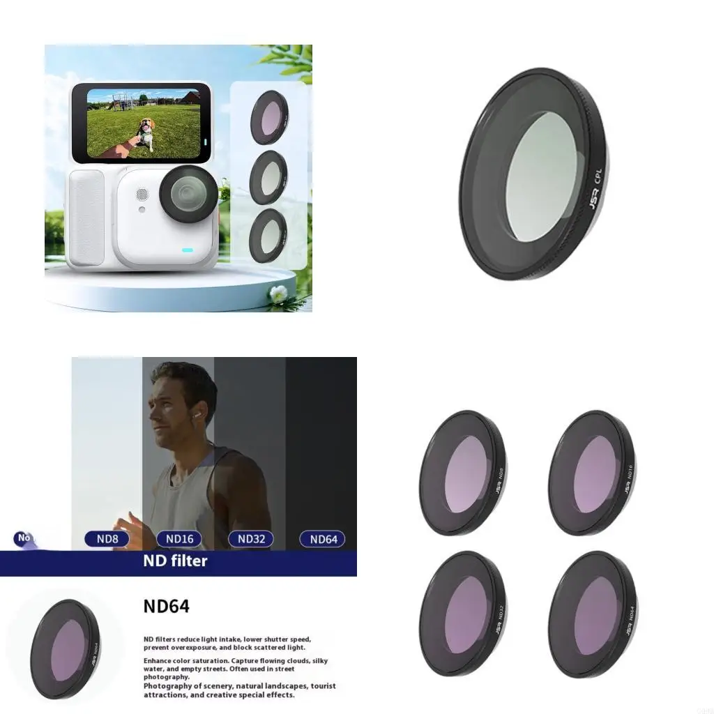 مرشح عدسة G99B لـ 360 GO CPL ND 8 16 32 64 Film Film Filters Cameras Accessories اختياري #1
