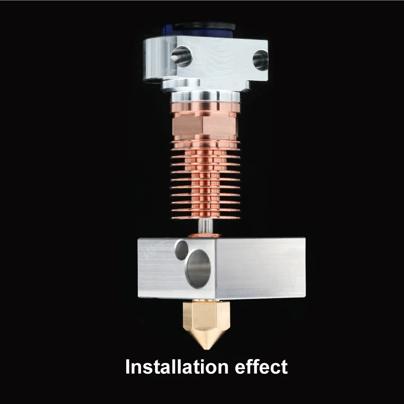 まろやかな高品質Cr10加熱ブロックマイクロスイスCr10 hotend crealityエンダー3 Mk7/Mk8/Mk9ブロックj-ヘッドhotendヘッド押出機