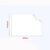 New Electrostatic Whiteboard Sticker Reusable PP Teaching Graffiti Drawing Board Removable Household Erasable Whiteboard 6