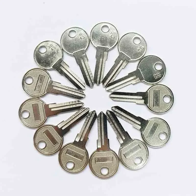 5-100 Pcs AB43 ABUS Hi-Rel Key Blank Locksmith Tool Uncut Iron Material for Padlocks Bike Cabinet Locks House Home Door - view 2
