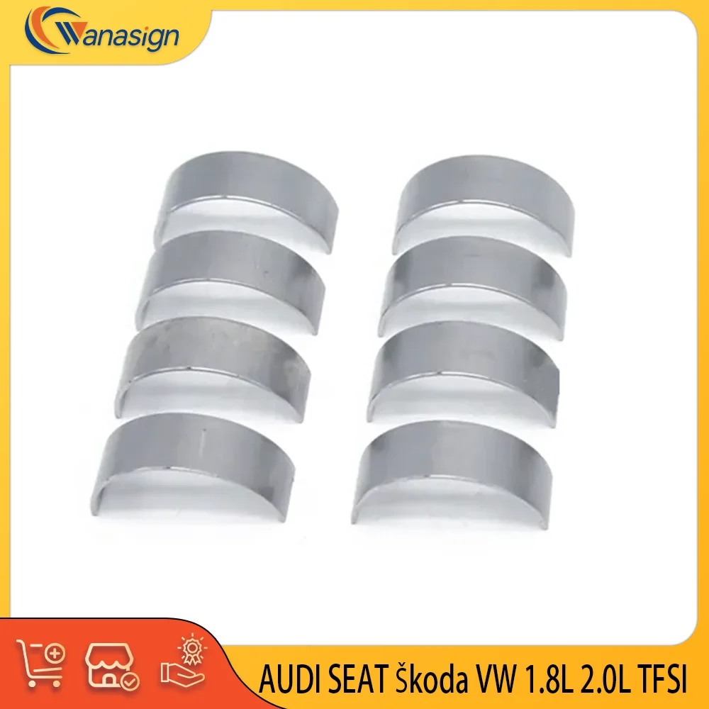 

STD Auto Engine Part Crankshaft Con Rod Bearing Set For AUDI SEAT Škoda VW 1.8L 2.0L L4 GAS 1.8 2.0 L T TFSI quattro 2004-2019