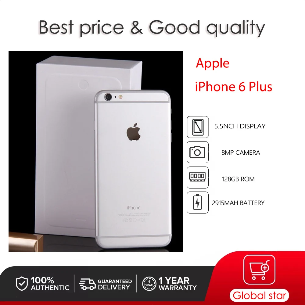 Original Apple iPhone 6 Plus Unlocked Used IOS A8 5.5