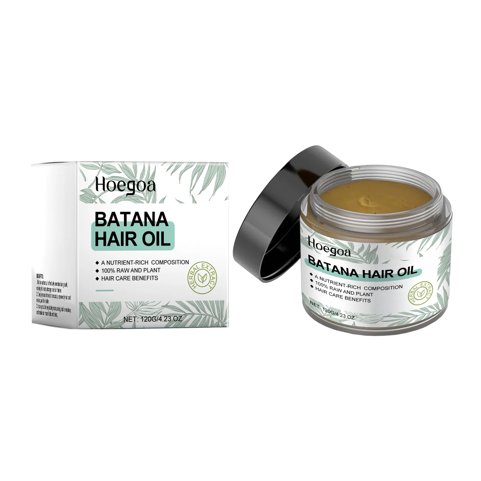 

Hoegoa Batana Hair Care Oil Nourishes And Moisturizes Hair Restores Frizzy Hair Hydrates Hair Softens And Shines 3pcs