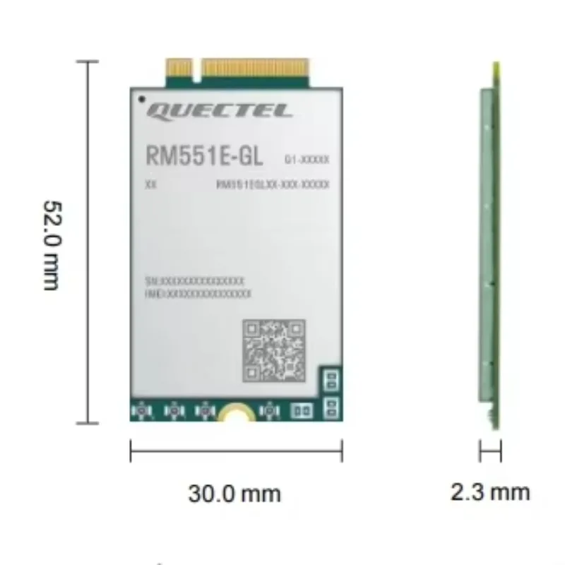

Gold seller Quectel-RM551E-GL 5G Module M.2 3GPP Rel-17 NSA/SA Global IoT/eMBB Industrial-Grade with GNSS (GPS/GLONASS/BDS) CE/F