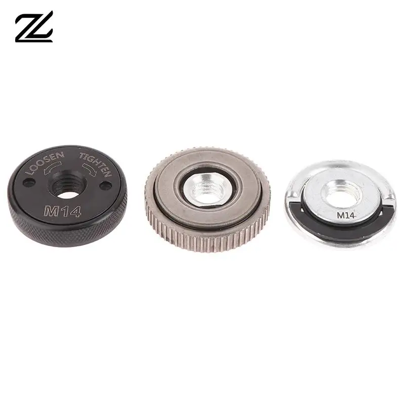 M14 Thread Angle Grinder Self-Locking Pressing Plate Angle Grinder Quick Release Flange Nut Power Chuck For Diamond Cutting Disk