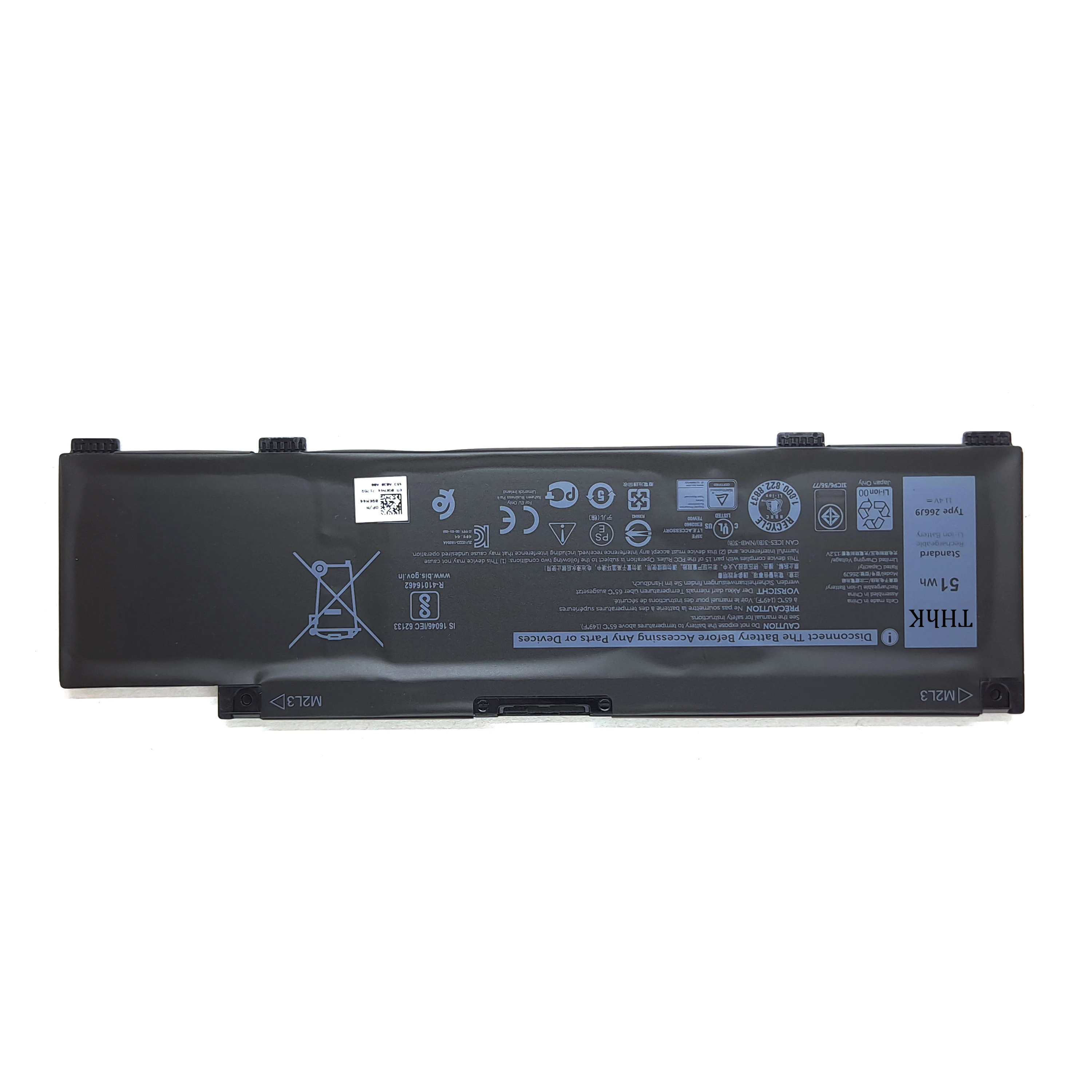 THHK 51WH 266J9 Battery For DELL G3 15 3590 3500 G5 15 5500 5505 P89F INS 14 5490 Ins 15PR-1845W  INS15PR-1845W