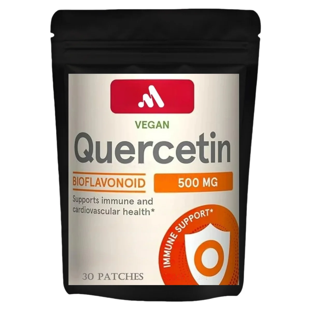 

Quercetin Transdermal Patches With Bromelain, Zinc, Vitamin D3,elderberry- Immune Support 30 Patches