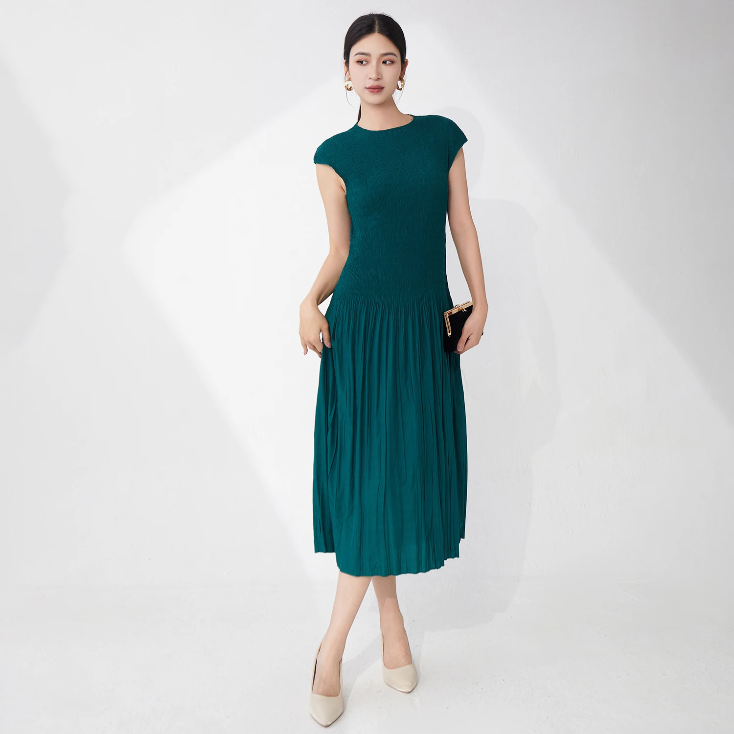 Miyake Pleated Dres… - image