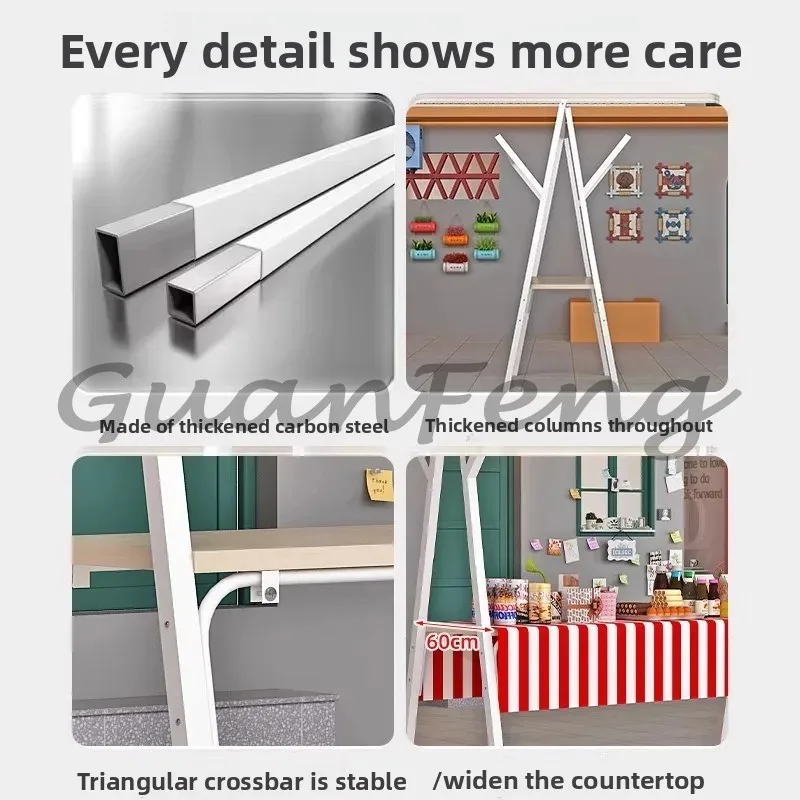 Market stall display stand Foldable commercial night market mobile stall shelf Float promotional display stand Stall car