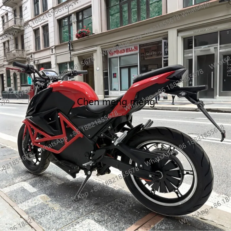 New Design Super Power 5000w Power Motor with Lithium Battery Electric Motorcycle