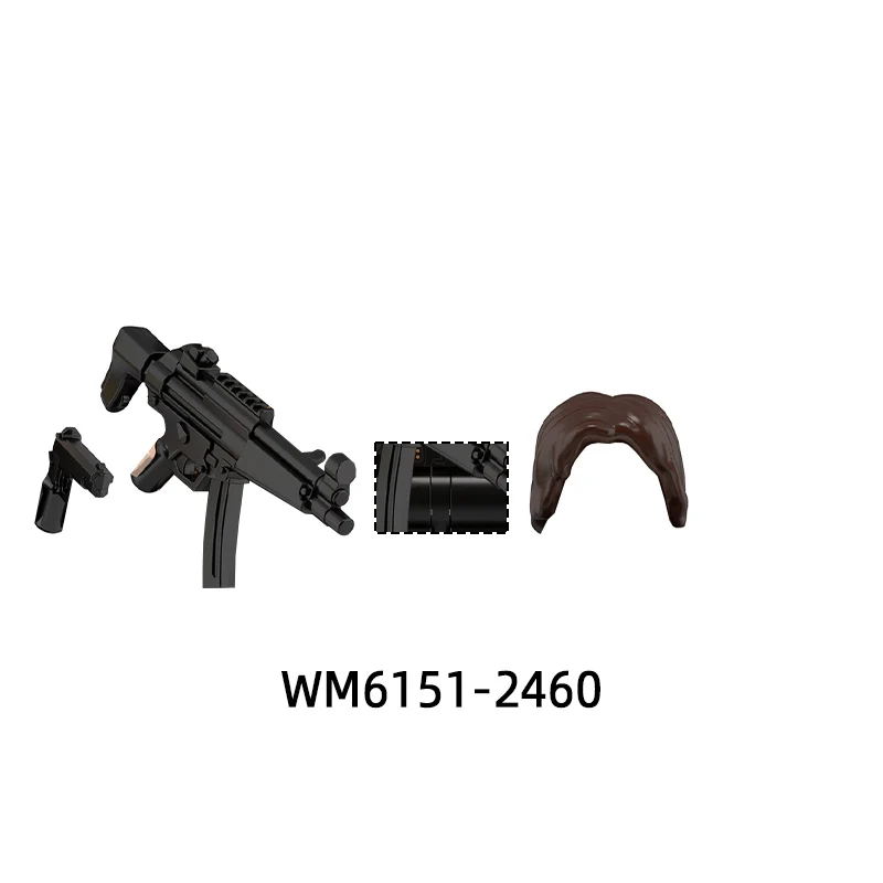 De WM6151 Stok Schild Zwaard Boog Pijl Mes Actiefiguren Wapens Broek Haar Onderdelen Model Blokken MOC Bricks Set Geschenken Speelgoed