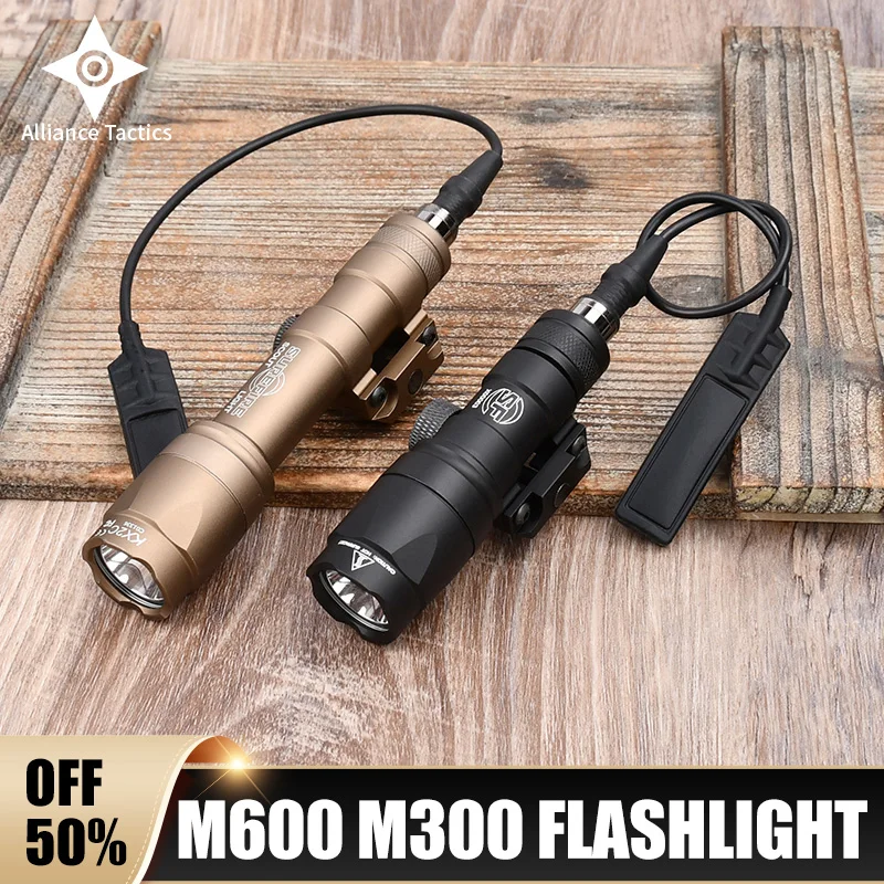 

Wadsn Airsoft M300 M300A Surefir Tactical Powerful Flashlight M600 M600C Scout Rifle Gun Weapon LED Light Hunting lamp accesorie