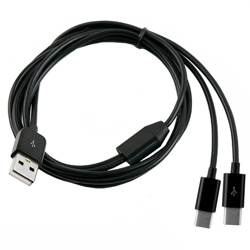 New 0.5m Portable USB 2.0 Type A Male To 4/3/2Type-c USB 3.1 Male Splitter Y Charging Cable For mobile Phone Mobile Laptop Bank